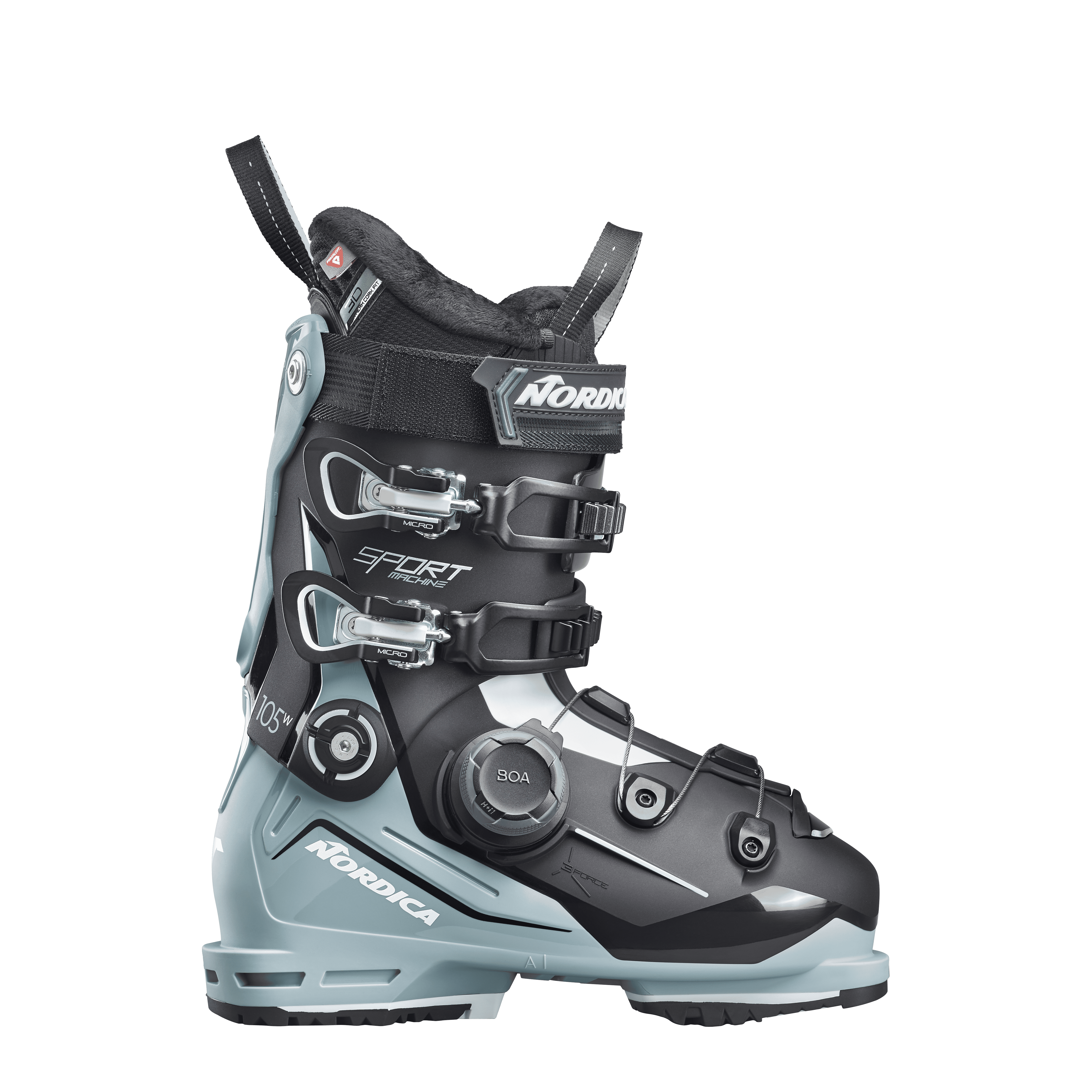 Nordica Sport Machine 3 105W BOA Black-Light Blue-White