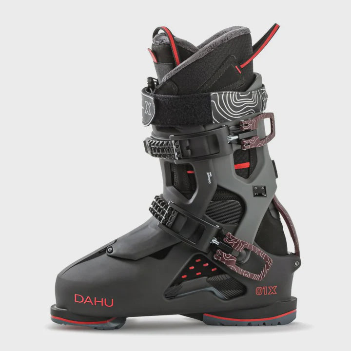 Dahu Ecorce 01 Basalt Black/Black & Red