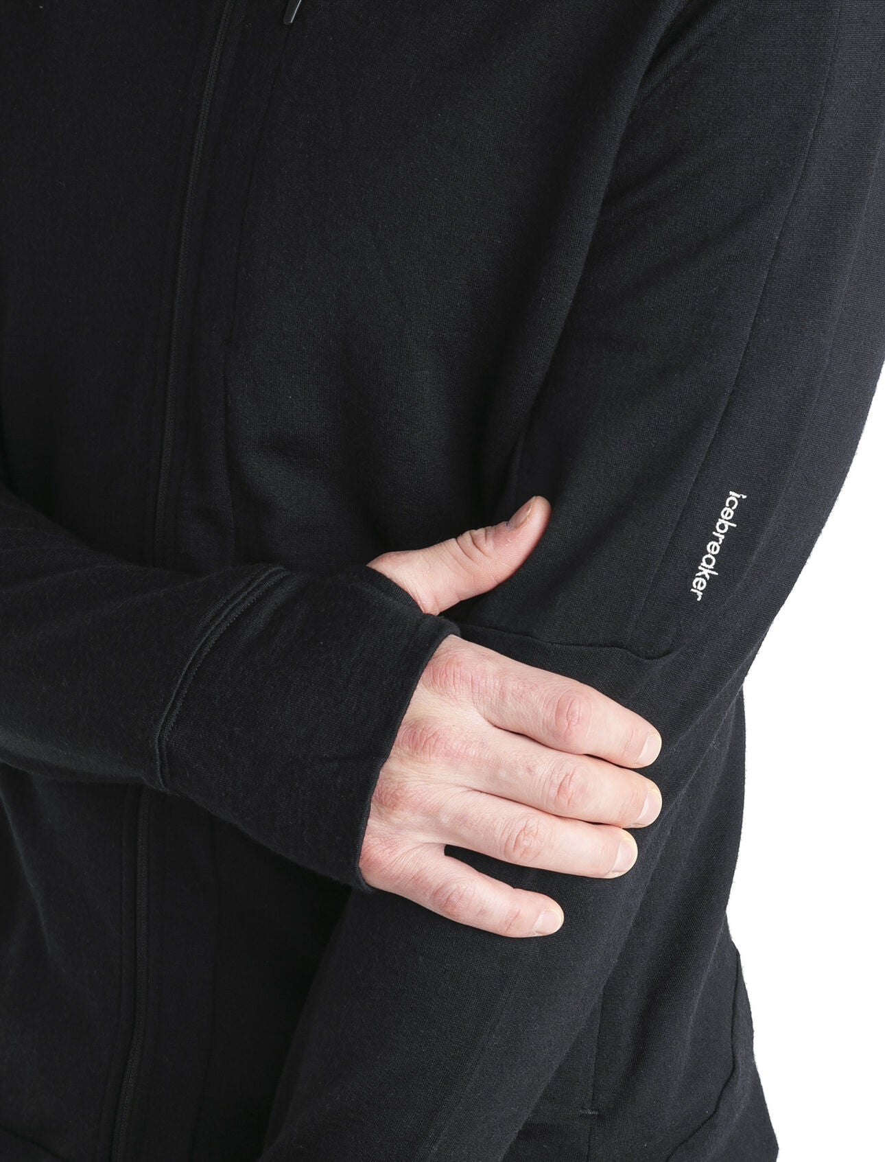 IB MENS MERINO 260 QUANTUM IV LS ZIP HOODIE