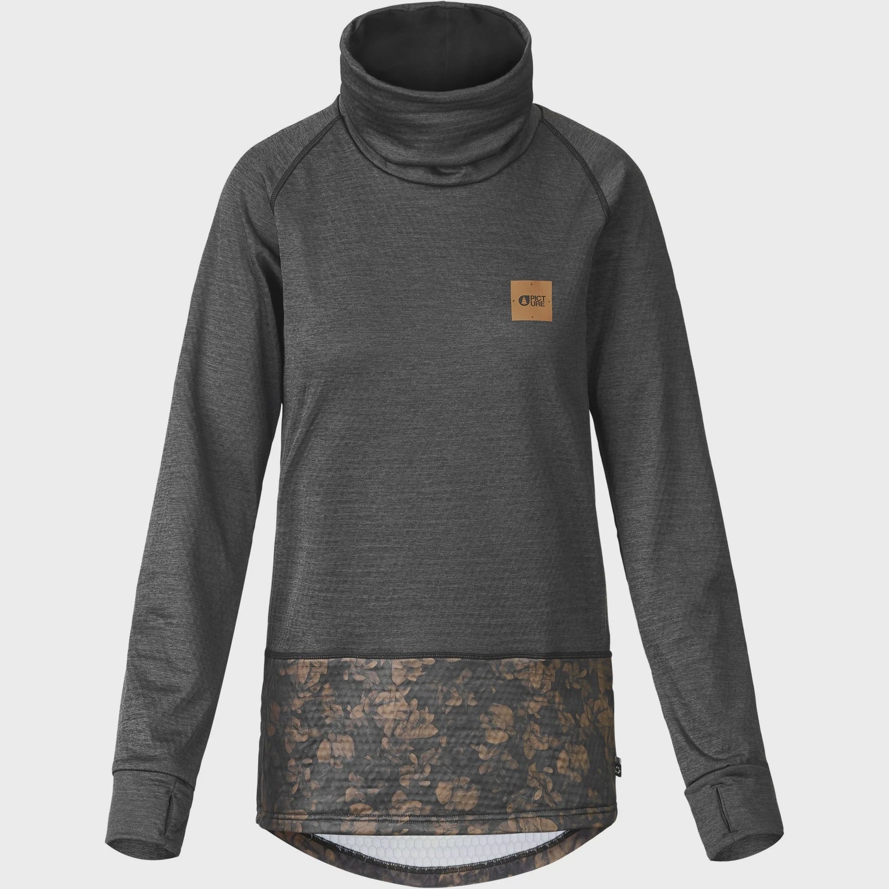 PICTURE BLOSSOM GRID FLEECE WMNS