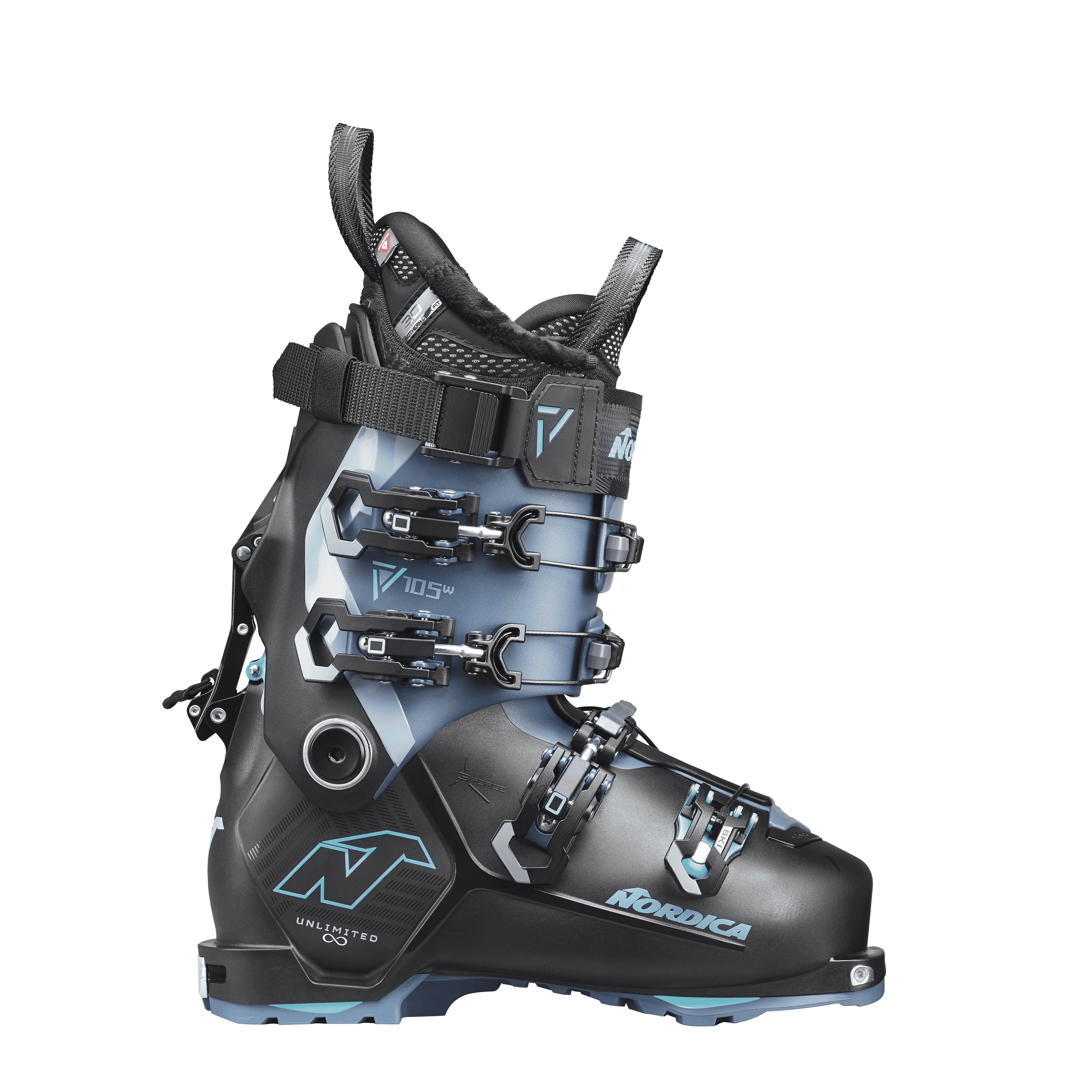 Nordica Unlimited 105W DYN Black-Blue-Light Blue