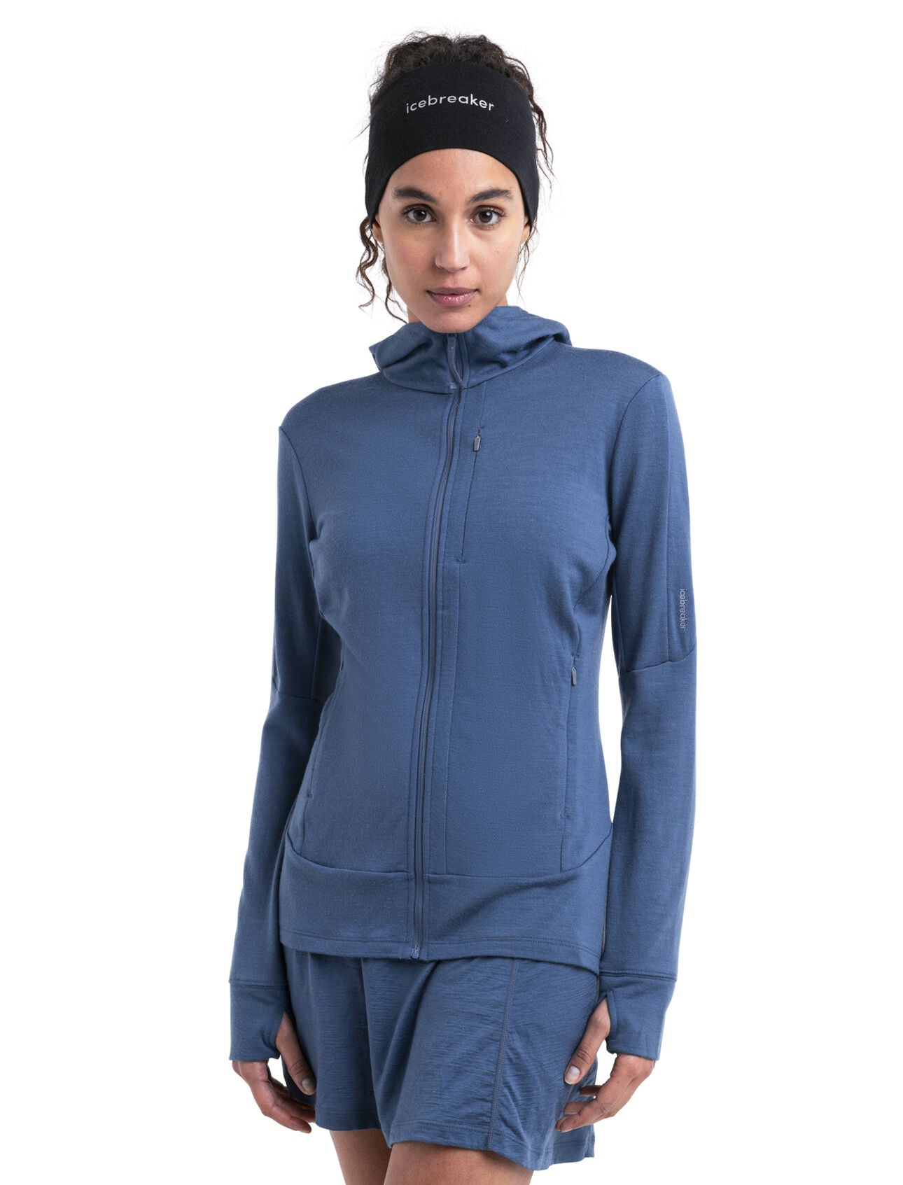 IB WMS MERINO 260 QUANTUM IV LS ZIP HOODIE