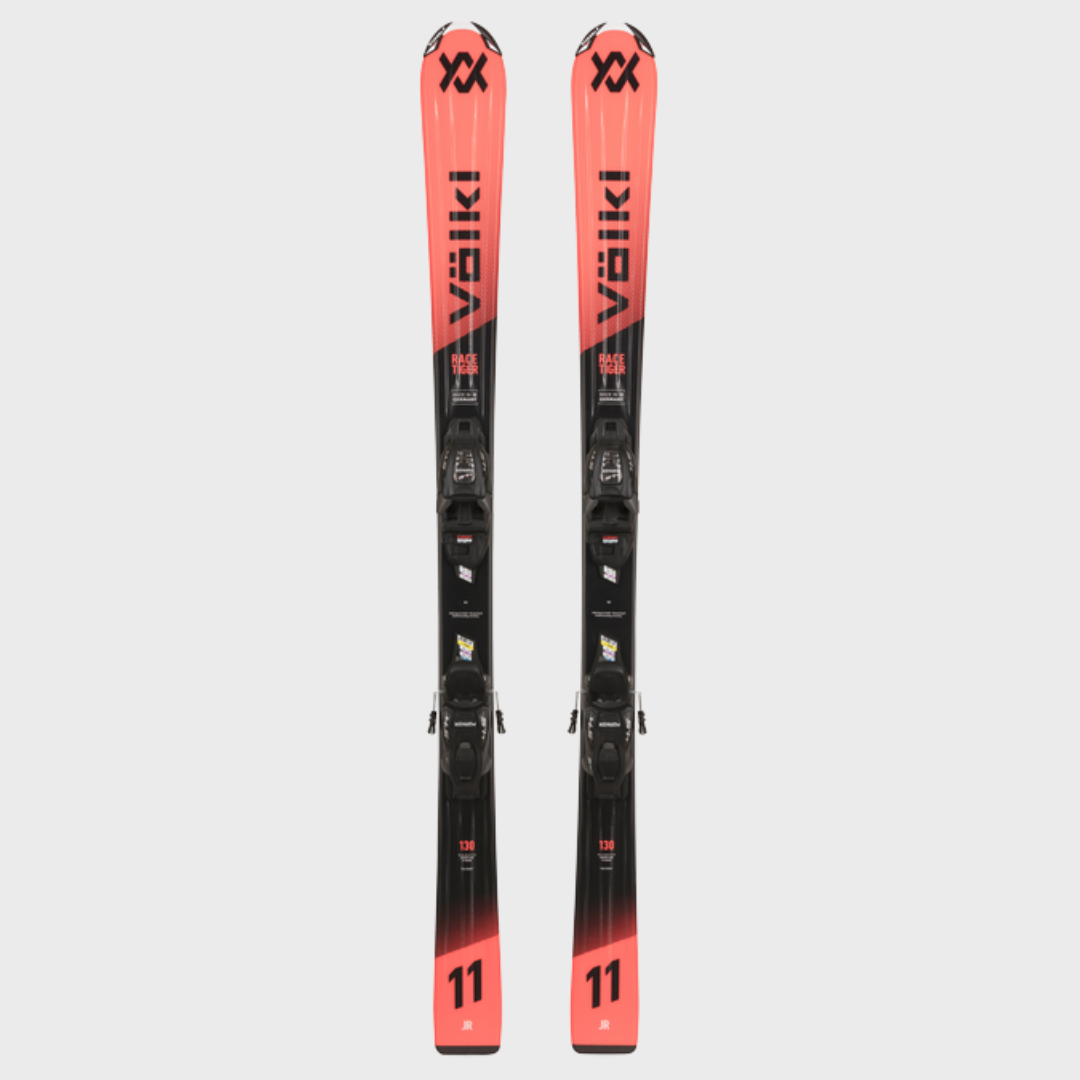 Volkl Racetiger Jr Red + Marker 7.0 VMotion 2027